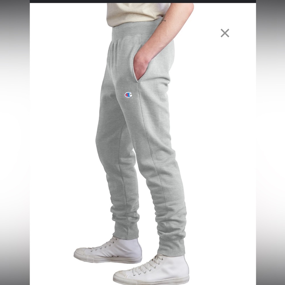 Champion Jogger Large Heather Grey Sweatpants - Picture 5 of 6